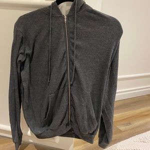 Brandy Melville zip up - grey